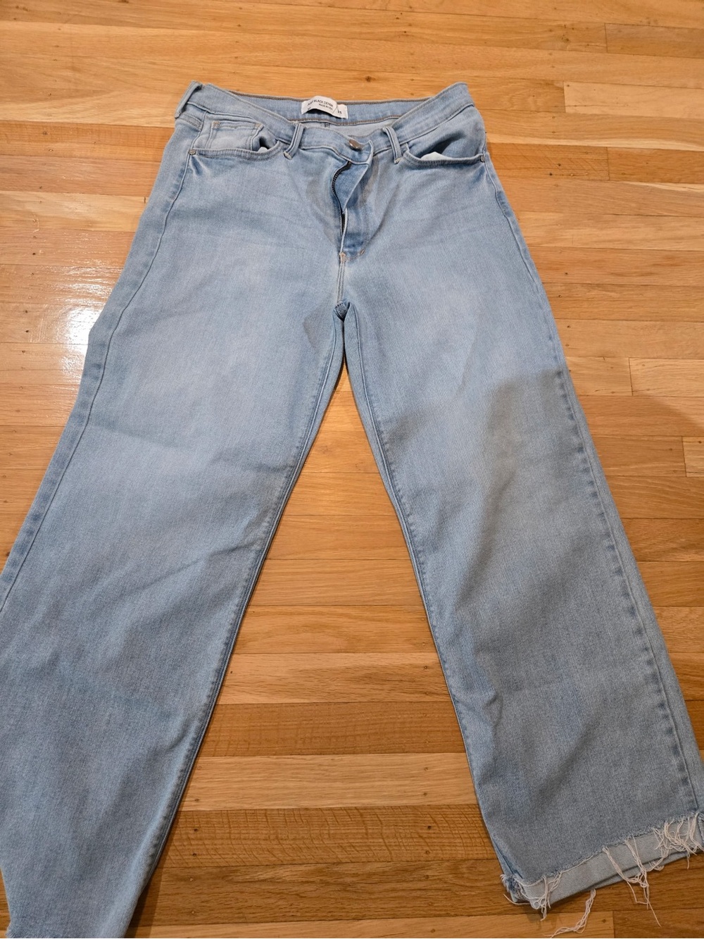 Just Black Light Blue Women's Wide-Leg Jeans